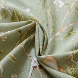 Verduisteringsgordijn Van Katoen En Linnen, Op Maat Gemaakt, Amerikaans Bedrukt, Ademend Raampaneel Voor De Slaapkamer