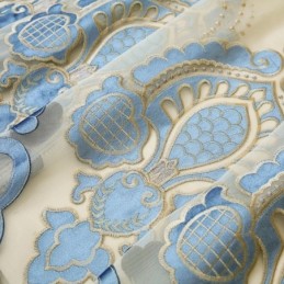 Gordijnen In Europese Stijl, Op Maat Gemaakt, Eenvoudig Geborduurd, Voor Woonkamer En Slaapkamer.