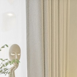 Effen Gekleurde Gordijnen, Elegante Raamgordijnen Voor De Slaapkamer En Woonkamer