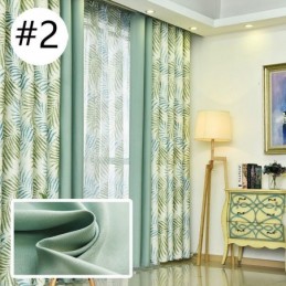 Verduisteringsgordijn Op Maat Gemaakt Gordijn Met Bladpatroon