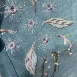 Chenille Gordijn Op Maat Gemaakt Gordijn Moderne Bloemenborduursels