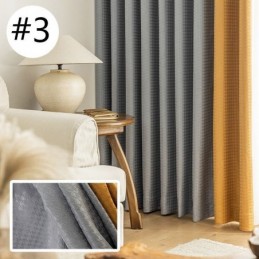 Pied-De-Poule Jacquard Gordijn Op Maat Gemaakt Verduisterend Gordijn Voor Woonkamer Slaapkamer