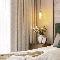 Elegante Verduisteringsgordijnen Met Bladerenprint Voor De Woonkamer