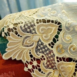 Chenillegordijn Op Maat Gemaakt Gordijn In Europese Stijl Met Borduurwerk En Bloemen Voor Raamdecoratie