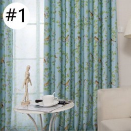 Amerikaanse Pastroal Verduisteringsgordijnen Gordijn Met Vogelprint Op Maat Gemaakt Gordijn Voor Woonkamer/Slaapkamer