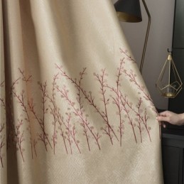 Botanisch Printgordijn Op Maat Gemaakt Gordijn Thermisch Geïsoleerd Energiezuinig