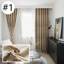 Botanisch Printgordijn Op Maat Gemaakt Gordijn Thermisch Geïsoleerd Energiezuinig