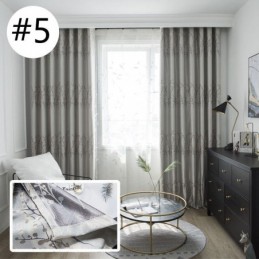 Botanisch Printgordijn Op Maat Gemaakt Gordijn Thermisch Geïsoleerd Energiezuinig