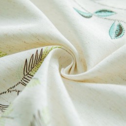 Tropische Bedrukte Verduisteringsgordijnen, Groene Bladeren, Op Maat Gemaakt Gordijn Voor De Slaapkamer