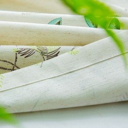 Tropische Bedrukte Verduisteringsgordijnen, Groene Bladeren, Op Maat Gemaakt Gordijn Voor De Slaapkamer