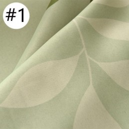 Pastorale Blad Bedrukte Verduisteringsgordijnen Voor De Woonkamer