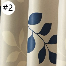 Pastorale Blad Bedrukte Verduisteringsgordijnen Voor De Woonkamer