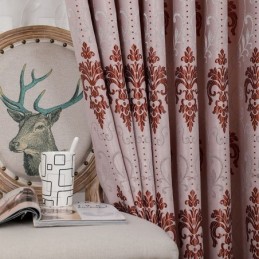 Europese Chenille Jacquard Stof Moderne Gordijnen Voor Woonkamer Eetkamer Slaapkamer