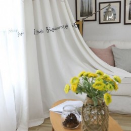 Modern Bedrukt Gordijn Op Maat Gemaakt, Kroonluchterpatroon, Verduisterend Voor De Woonkamer