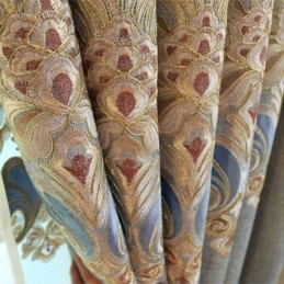 Chenille Gordijn Op Maat Gemaakt Gordijn Europese Stijl Raamdecoratie