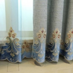 Chenille Gordijn Op Maat Gemaakt Gordijn Europese Stijl Raamdecoratie