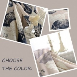 Milieuvriendelijk Gordijn Op Maat Gemaakt Gordijn Van Katoen En Hennep, Ventilatie, Bedrukking, Raamdecoratie