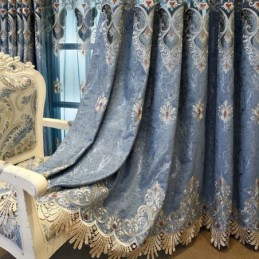 Chenille Gordijn Op Maat Gemaakt Gordijn Europese Stijl Raamdecoratie Woonkamer
