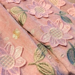 Chenille Gordijn Op Maat Gemaakt Gordijn Moderne Bloemenborduursels