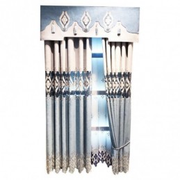 Chenillegordijn Op Maat Gemaakt Gordijn Europese Stijl Bloemenborduurwerk