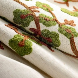 Modern Gordijn Op Maat Gemaakt Gordijn Katoen Linnen Fris Minimalistisch