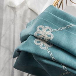 Modern Gordijn Op Maat Gemaakt Gordijn Katoen Ruitvormig Rooster