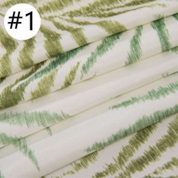 Tropisch Bedrukt Verduisteringsgordijn Op Maat Gemaakt Gordijn Amerikaanse Bladeren Tule Voor Slaapkamerpaneel