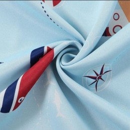 Kindercartoon Schip Patroon Bedrukte Gordijnen Verduisteringsgordijn Op Maat Gemaakt Gordijn Voor Kinderkamer