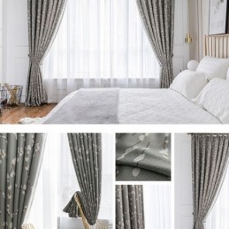 Modern Gordijn Op Maat Gemaakt Gordijn Met Bloemenprint Voor Thuis