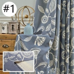 Modern Gordijn Op Maat Gemaakt Gordijn Katoen Planten Bedrukt