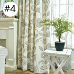 Modern Gordijn Op Maat Gemaakt Gordijn Katoen Planten Bedrukt