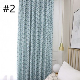 Modern Gordijn Op Maat Gemaakt, Katoenen Gordijn Met Visschubbenpatroon