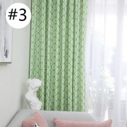 Modern Gordijn Op Maat Gemaakt, Katoenen Gordijn Met Visschubbenpatroon