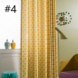 Modern Gordijn Op Maat Gemaakt, Katoenen Gordijn Met Visschubbenpatroon