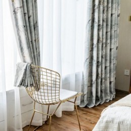 Moderne Gordijnen Op Maat Gemaakt Gordijn Marmerpatroon Home