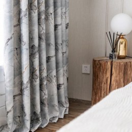Moderne Gordijnen Op Maat Gemaakt Gordijn Marmerpatroon Home