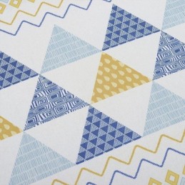 Modern Gordijn Op Maat Gemaakt Gordijn Katoen Driehoek Bedrukt