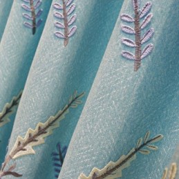 Gordijnen In Europese Stijl, Op Maat Gemaakt, Katoenen Linnen Borduurwerk, Planten