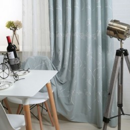 Nordic Gordijn Op Maat Gordijn Katoenen Blad Borduurwerk