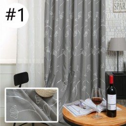 Nordic Gordijn Op Maat Gordijn Katoenen Blad Borduurwerk