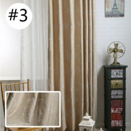 Nordic Gordijn Op Maat Gordijn Katoenen Blad Borduurwerk