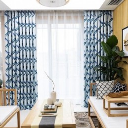 Moderne Gordijnen Op Maat Gemaakt Gordijnrooster Print Home