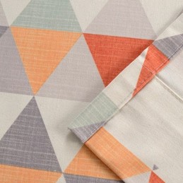 Modern Gordijn Op Maat Gemaakt Gordijn Katoen Driehoek Bedrukt