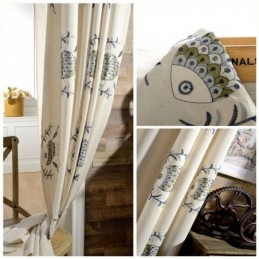 Geborduurd Verduisteringsgordijn Op Maat Gemaakt Gordijn Kinderkamer Minimalistische Verduistering