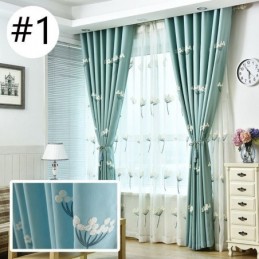 Nordic Gordijn Op Maat Gordijn Minimalistisch Bloemenborduurwerk