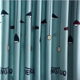 Moderne Gordijn Op Maat Gemaakt Gordijn Lamp Patroon Polyester