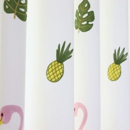 Geborduurd Flamingogordijn Op Maat Gemaakt Semi-Transparant Transparant Gordijn Voor Woonkamer/Slaapkamer