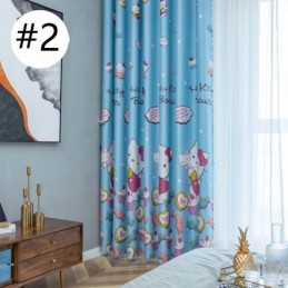 Schattige Verduisteringsgordijnen Met Stoffen Gordijnen Met Kattenprint