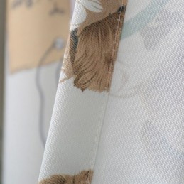 Cartoon Bear Design Gordijn Op Maat Gemaakt Gordijn Mooi Jongens- En Meisjeskamerraam