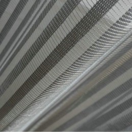 Moderne Eenvoudige Transparante Gordijnen Op Maat Gemaakt Gordijn Grijze Strepen Jacquard Woonkamer Studeerkamer Stof